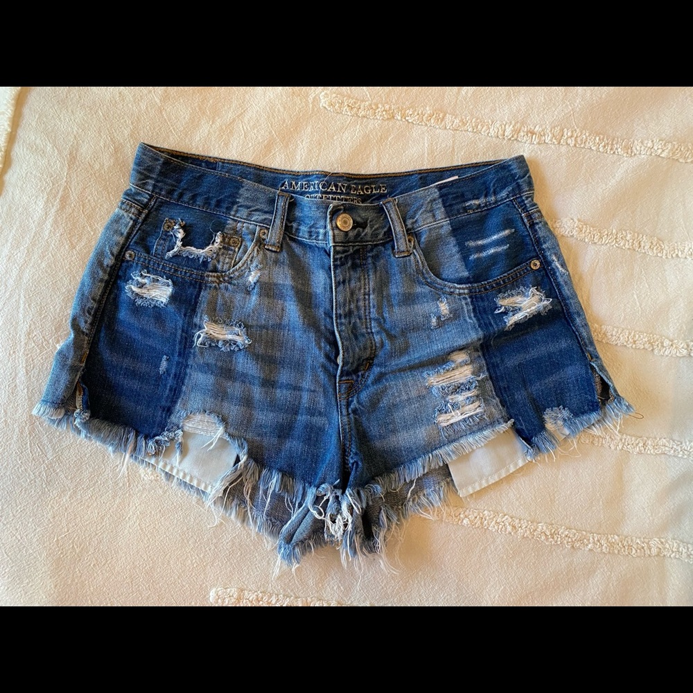 American Eagle vintage high rise festival shorts